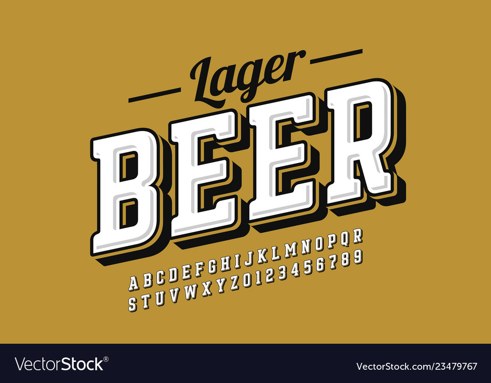 Beer Font Free - Mendekar