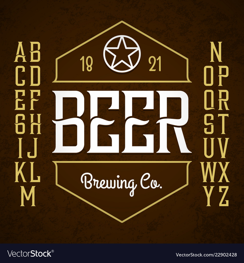 Beer Font Free - Mendekar